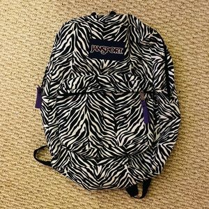 Jansport Zebra Print Backpack